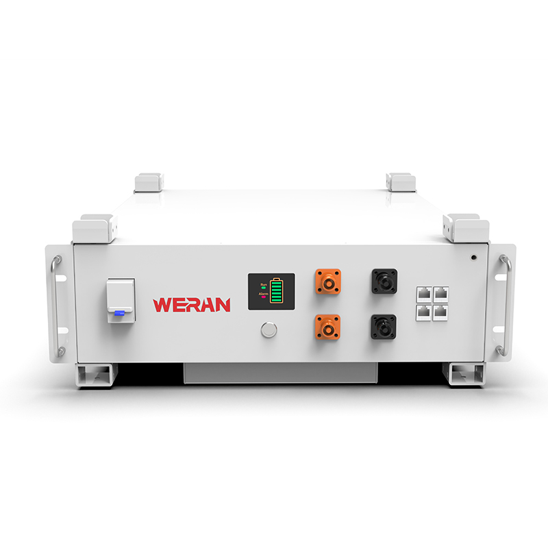 Pin giá đỡ WERAN WRL-48100RW 51.2V 100Ah LiFePO4 (5.12kWh) – 8000 chu kỳ, CAN/RS485, ESS tại nhà có thể xếp chồng lên nhau