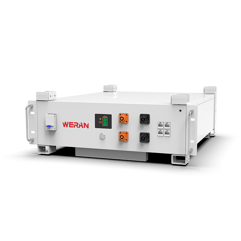Pin giá đỡ WERAN WRL-48100RW 51.2V 100Ah LiFePO4 (5.12kWh) – 8000 chu kỳ, CAN/RS485, ESS tại nhà có thể xếp chồng lên nhau