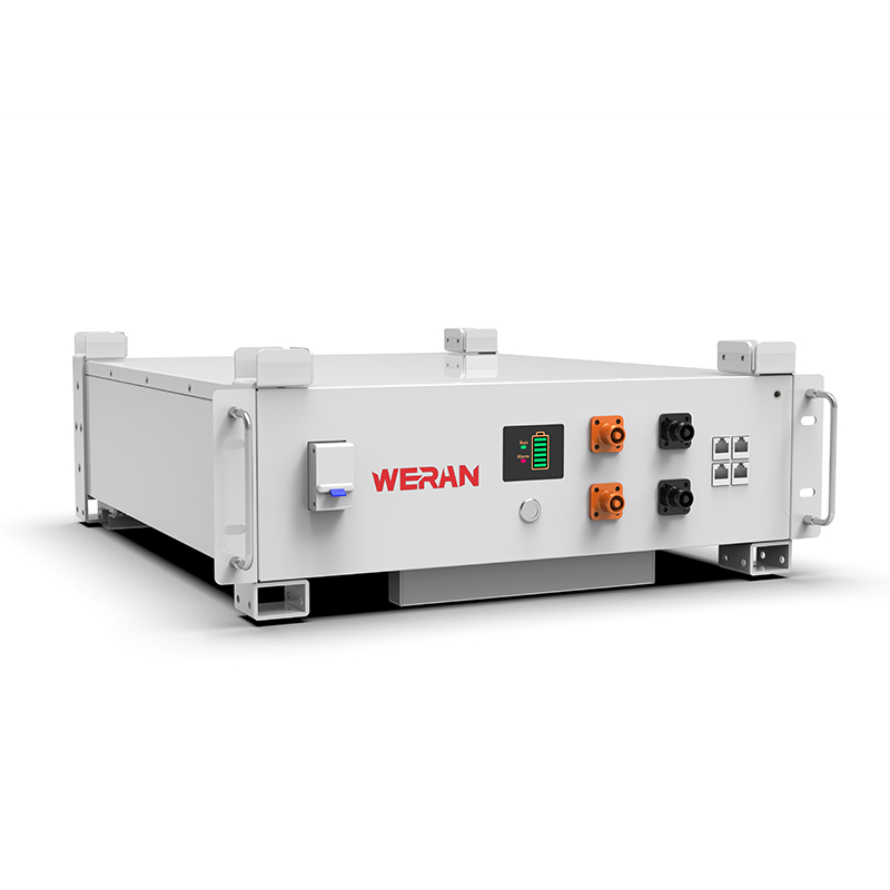 Pin giá đỡ WERAN WRL-48100RW 51.2V 100Ah LiFePO4 (5.12kWh) – 8000 chu kỳ, CAN/RS485, ESS tại nhà có thể xếp chồng lên nhau