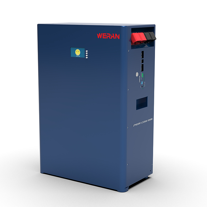 Pin LiFePO4 treo tường WERAN WRL-48100WB 51.2V 100Ah (5.12kWh) – IP65, 6000 Cycles, Bộ lưu trữ năng lượng mặt trời ngoài trời tại nhà
