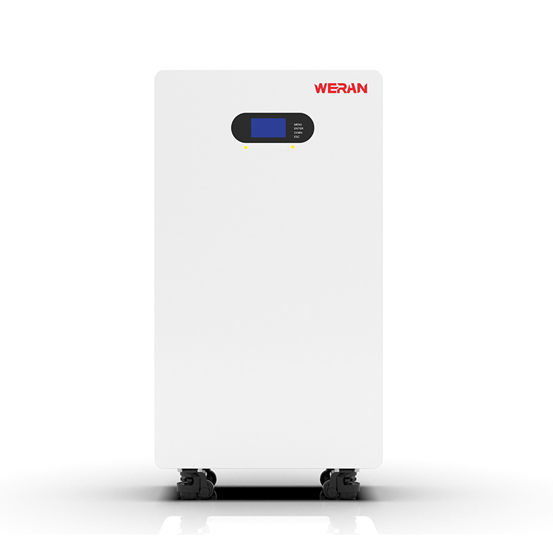 Pin WERAN WRL-48200UW 51.2V 200Ah LiFePO4 (10.24kWh) - Có bánh xe / Giá treo tường theo tiêu chuẩn IP65, Bộ lưu trữ năng lượng mặt trời 48V có thể xếp chồng lên nhau