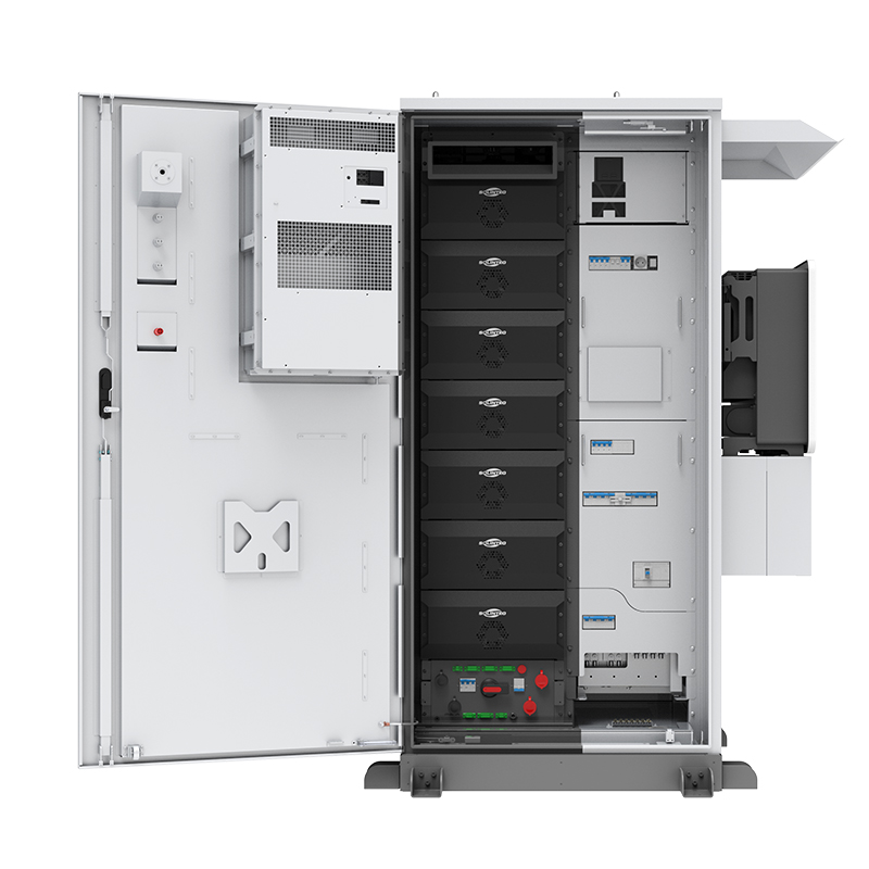 WERAN PTH 25-50kW 64,3-112,5kWh Tủ lưu trữ năng lượng C&I tất cả trong một – Hệ thống lưu trữ năng lượng mặt trời tích hợp với biến tần lai