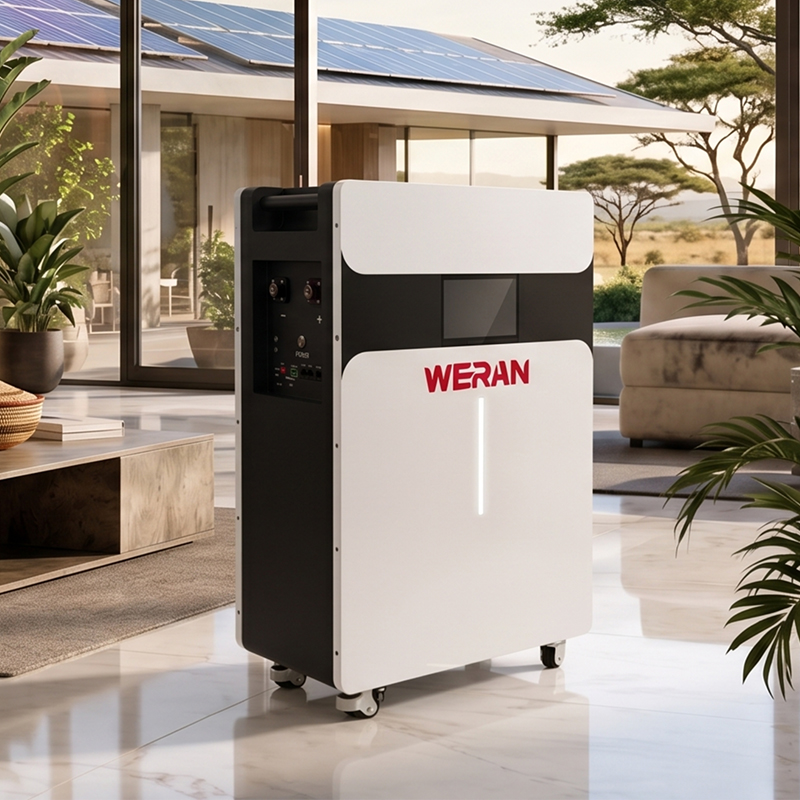WERAN 51.2V 314Ah 16kWh Bộ pin LiFePO4 loại con lăn để lưu trữ năng lượng gia đình