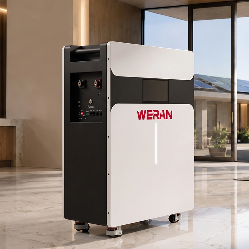 WERAN 51.2V 314Ah 16kWh Bộ pin LiFePO4 loại con lăn để lưu trữ năng lượng gia đình